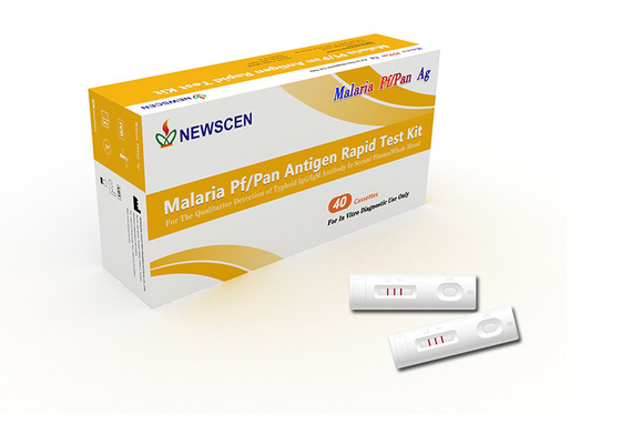 Fingertip Puncture Whole Blood PF PV Malaria Rapid Test Kit